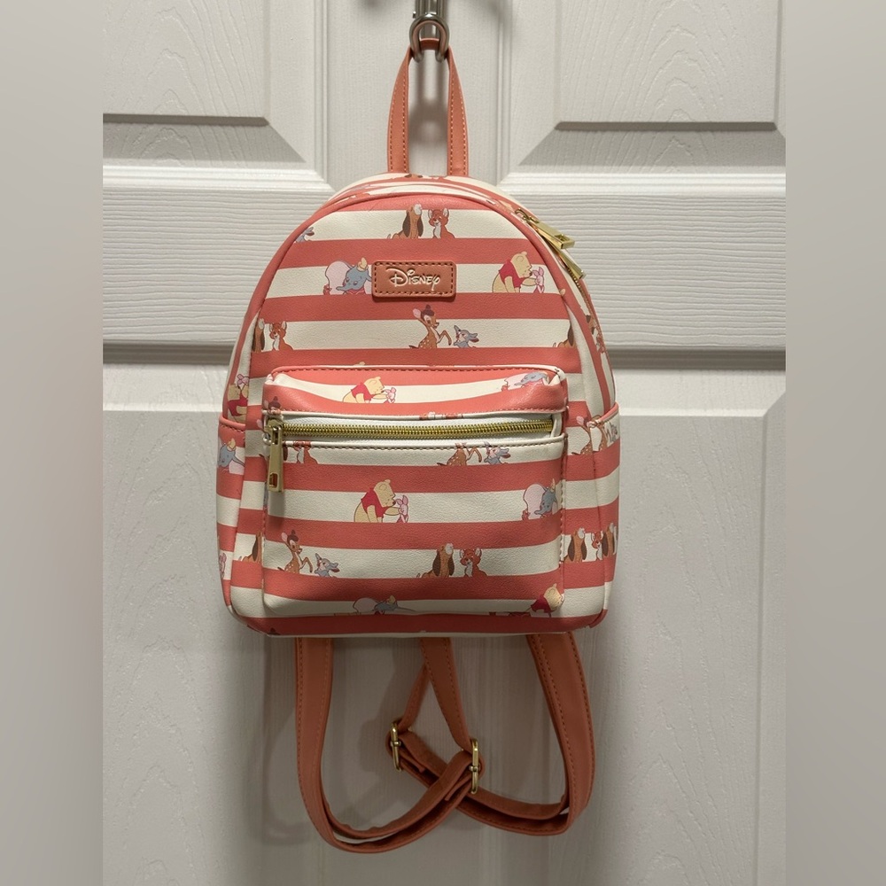 Disney Pink and Cream Character Backpack